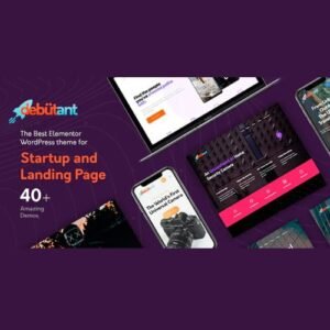 Debutant - Elementor Landing Page WP theme